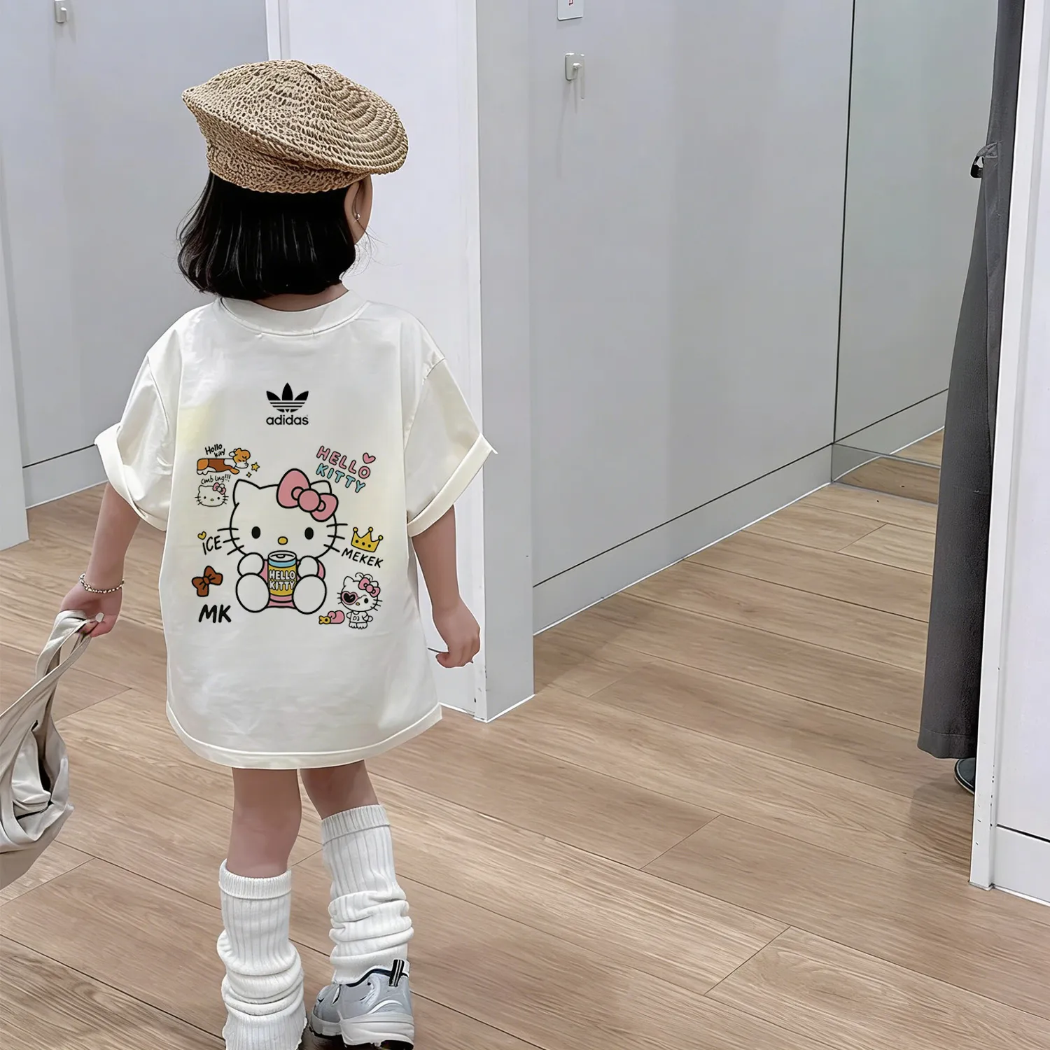 【90-160cm】元気いっぱい やさしい色合い デイリー使い カジュアル 合わせやすい 女の子 半袖 Tシャツ