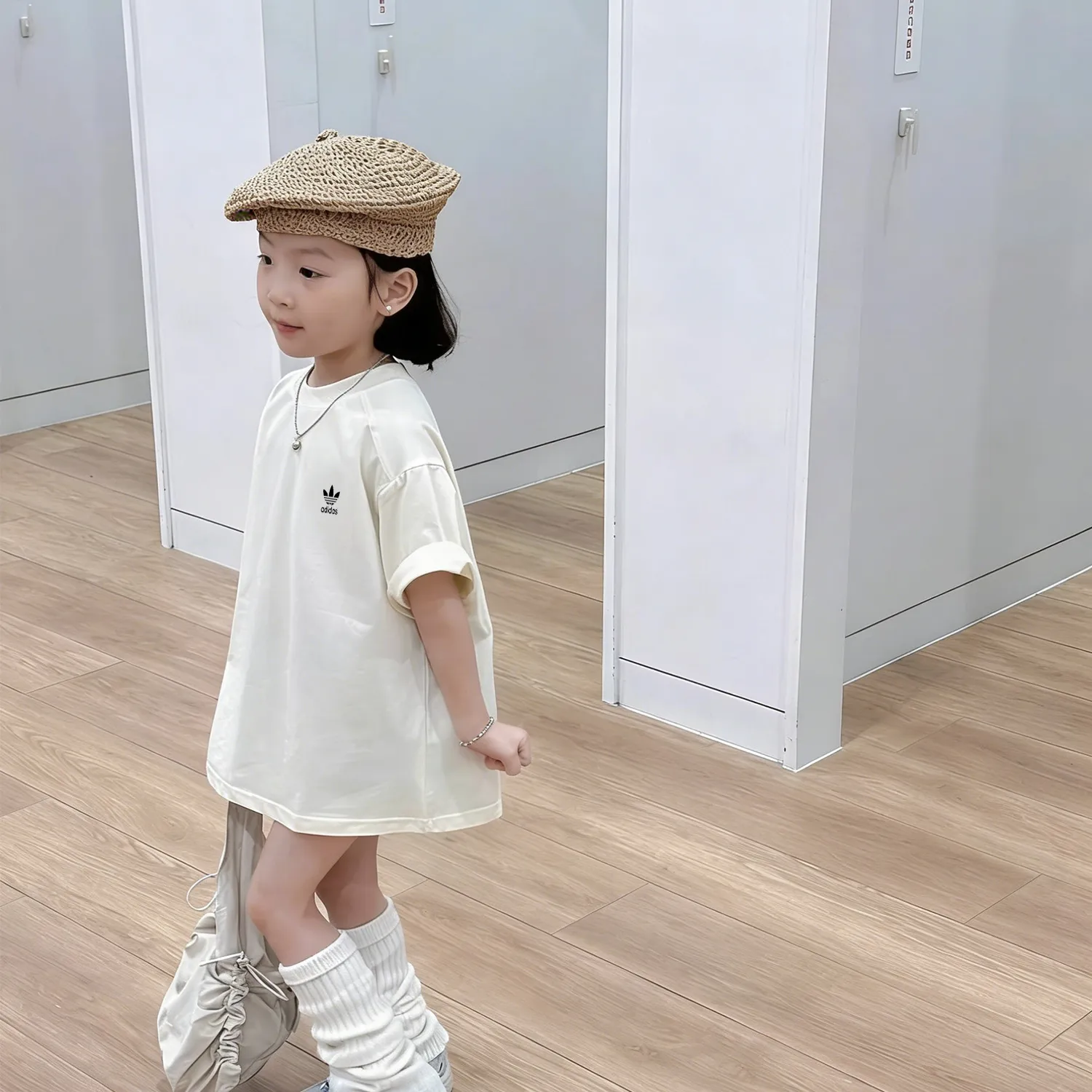 【90-160cm】元気いっぱい やさしい色合い デイリー使い カジュアル 合わせやすい 女の子 半袖 Tシャツ