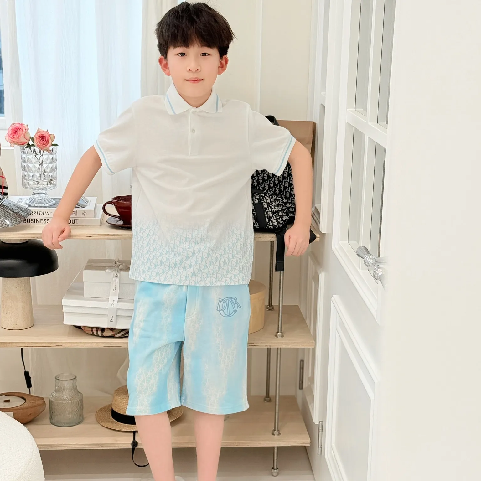【100-160cm】子どもらしい可愛さ 爽やかな印象 元気いっぱい カジュアル 合わせやすい Tシャツ ショートパンツ