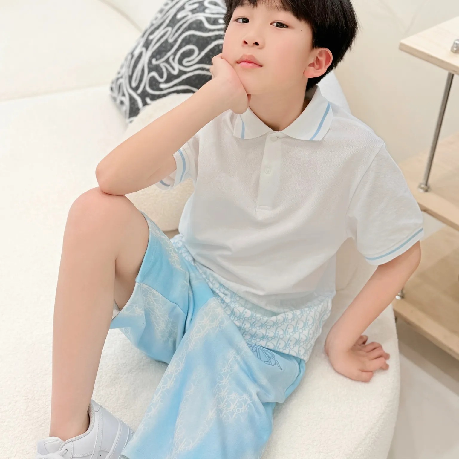 【100-160cm】子どもらしい可愛さ 爽やかな印象 元気いっぱい カジュアル 合わせやすい Tシャツ ショートパンツ
