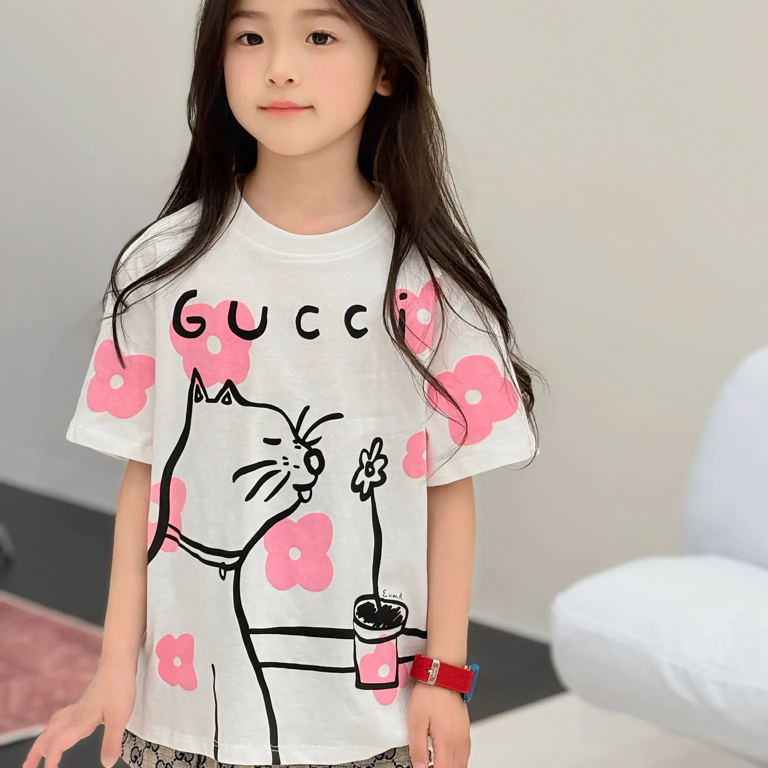 【100-160cm】子ども服に最適 オシャレ度高め 快適な着用感 カジュアル 合わせやすい 半袖 Tシャツ