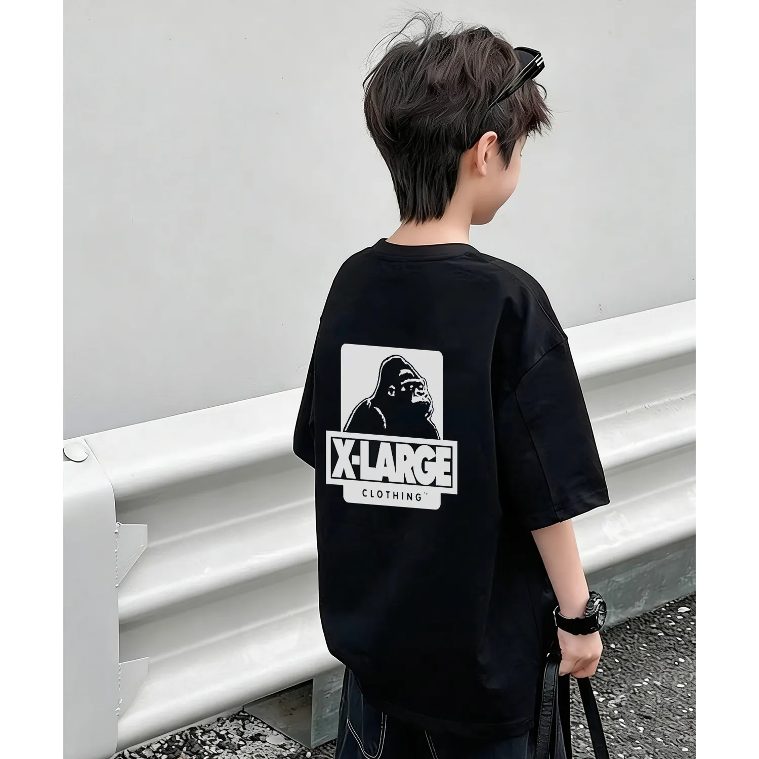 【90-160cm】コーデの主役 爽やかな印象 韓国風スタイル 男の子 カジュアル 合わせやすい 半袖 Tシャツ