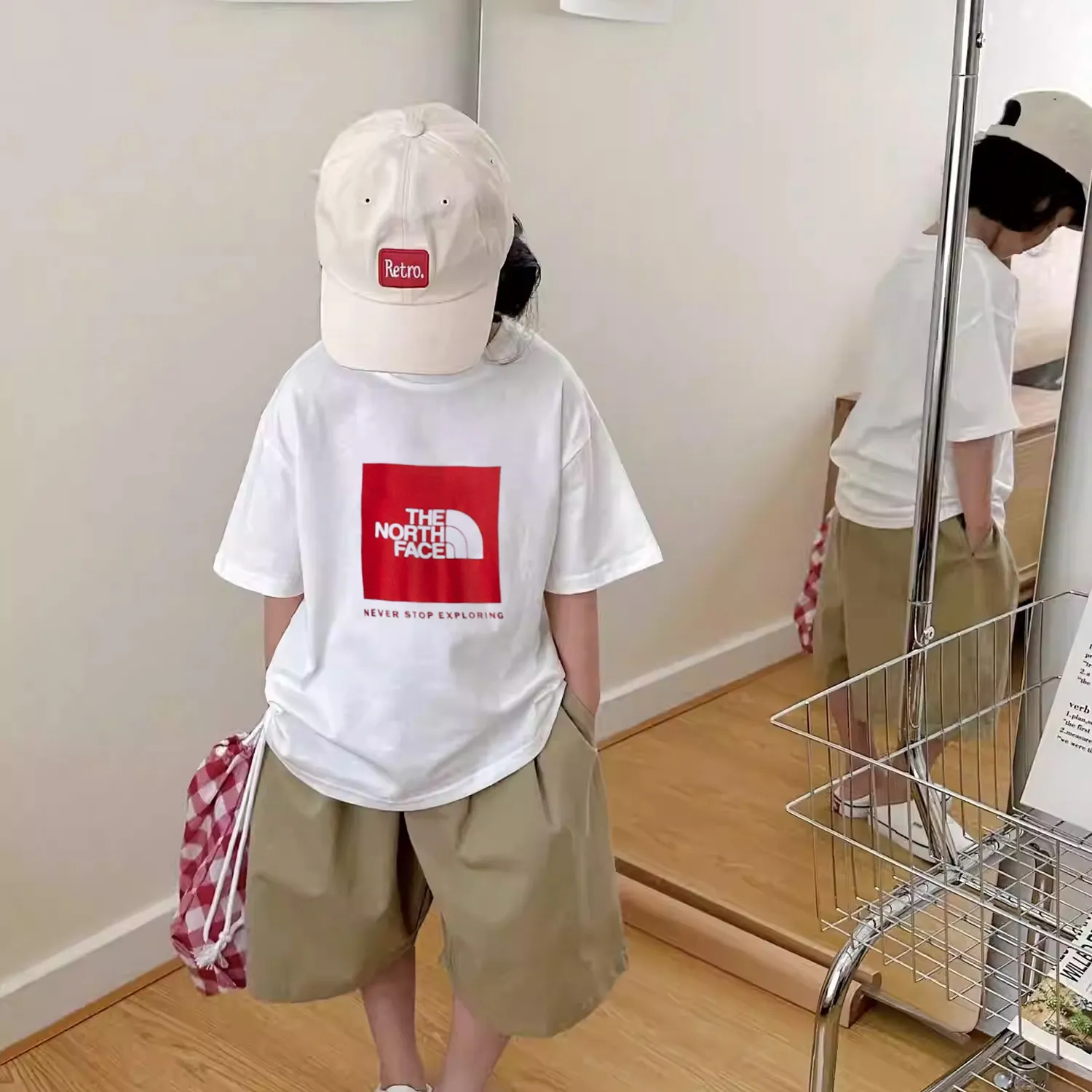 【90-160cm】トレンド感たっぷり 韓国風スタイル 爽やかな印象 カジュアル 着せやすい 女の子 半袖 Tシャツ