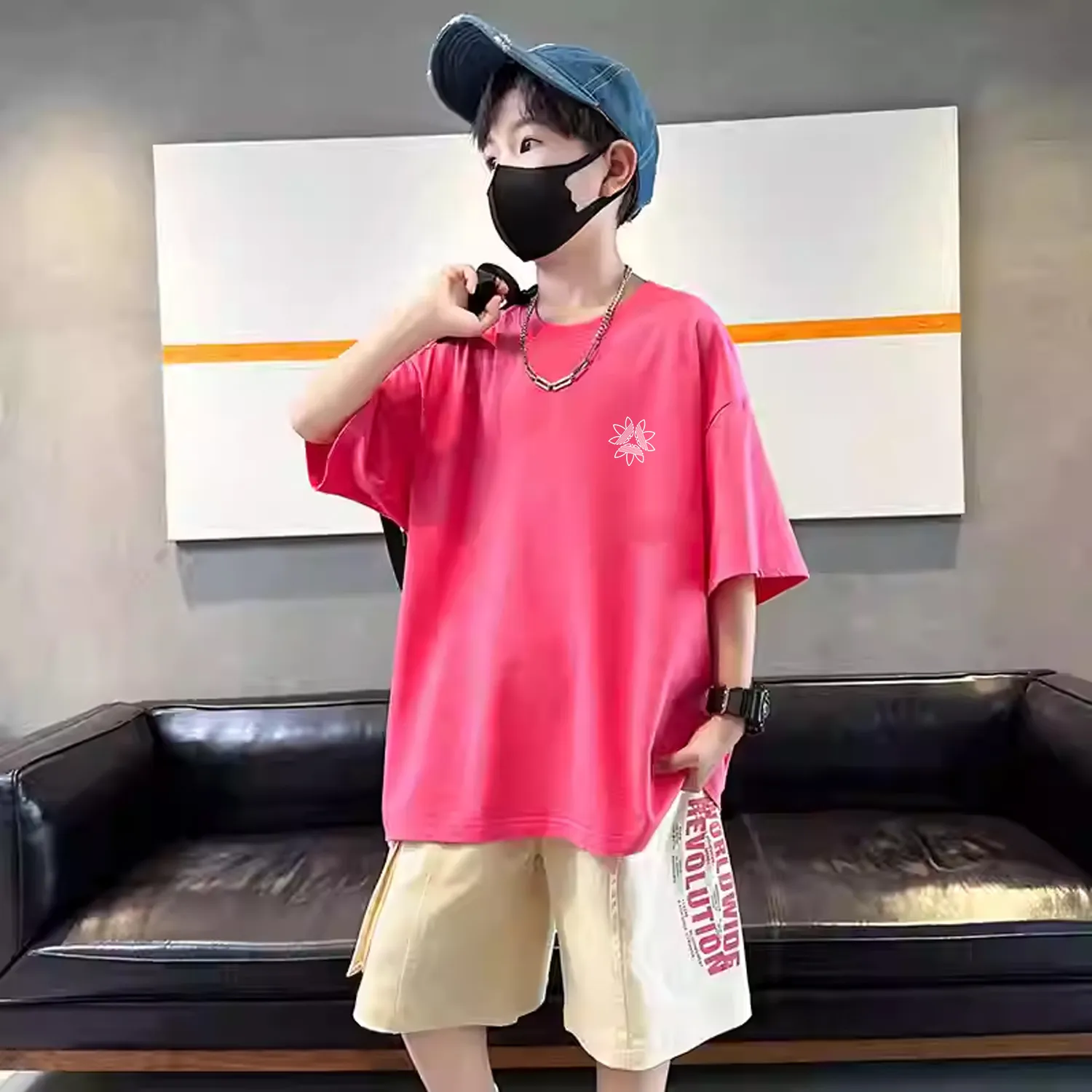 【90-160cm】写真映えバッチリ 注目度UP カジュアル 合わせやすい 男の子 半袖 Tシャツ