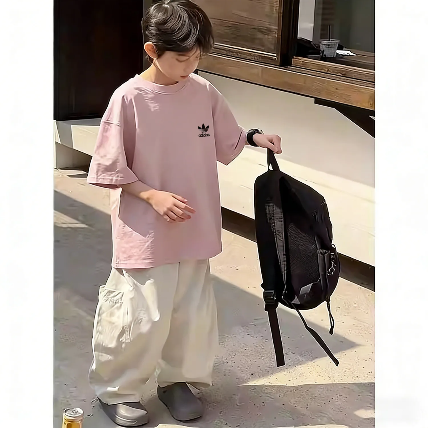 【90-160cm】リラックス感ある 着回し力抜群 カジュアル トレンド 男の子 半袖 Tシャツ