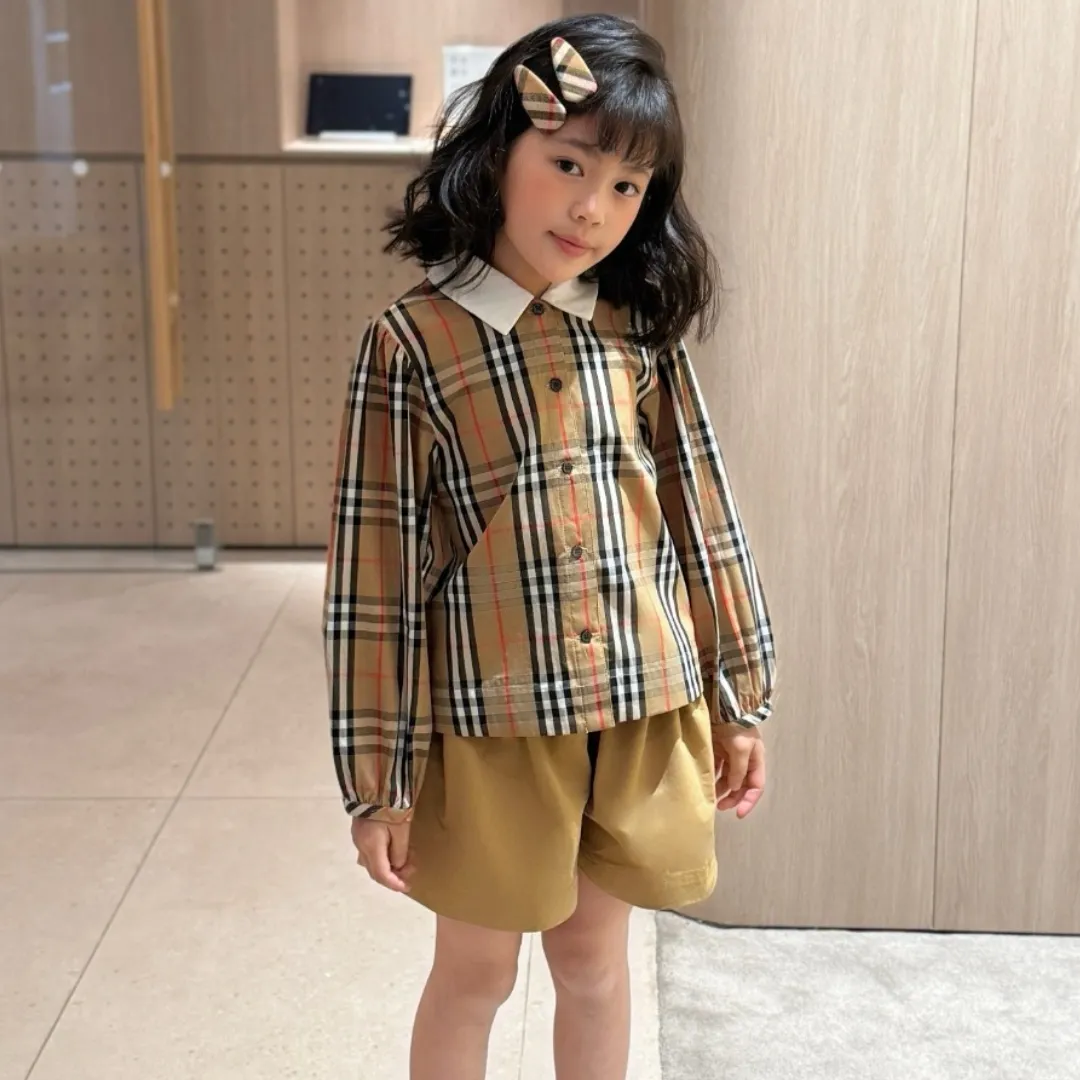 【110-160cm】存在感のある 優しい雰囲気 リラックス感 カジュアル 合わせやすい シャツ