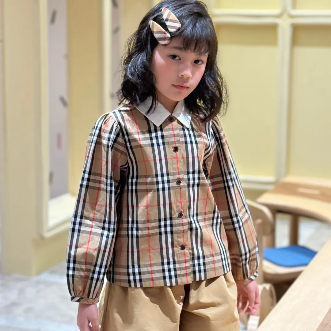 【110-160cm】存在感のある 優しい雰囲気 リラックス感 カジュアル 合わせやすい シャツ