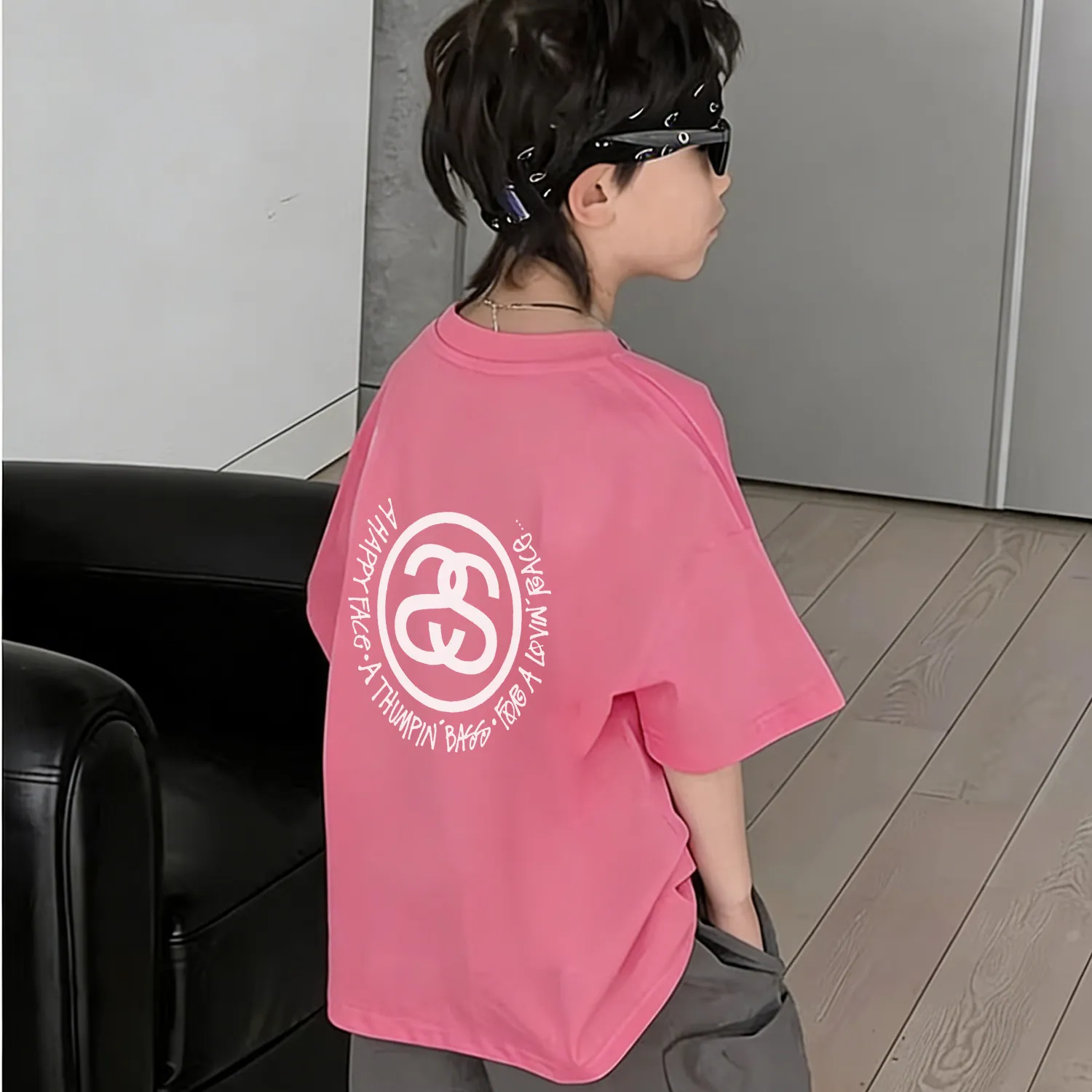 【90-160cm】リラックス感 リラックス感 主役トップス 気質いい 合わせやすい 半袖 Tシャツ