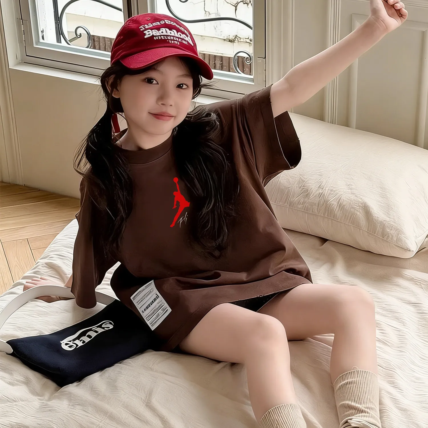 【90-160cm】毎日着たくなる 元気いっぱい トレンド 肌触り良い 女の子 半袖 Tシャツ