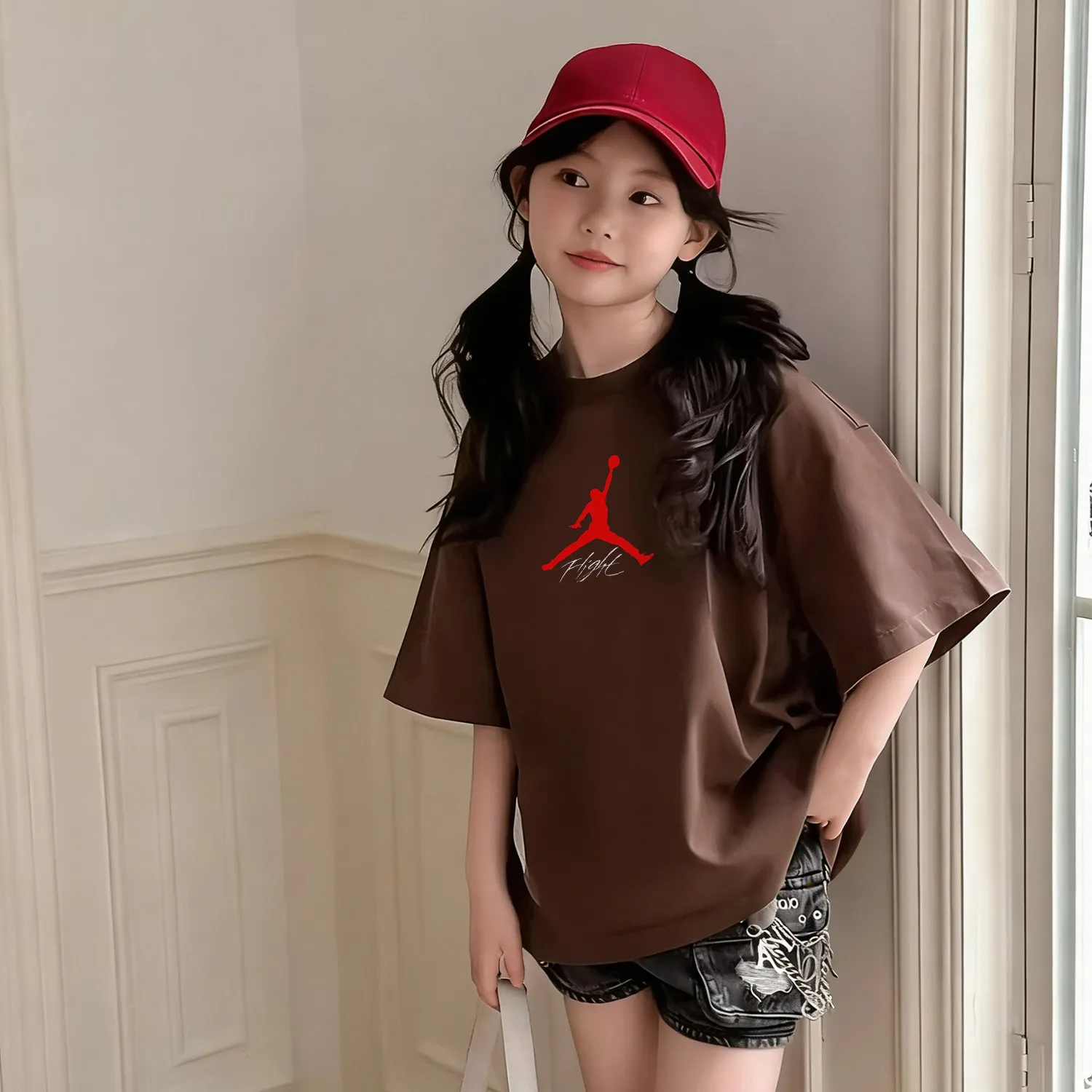 【90-160cm】毎日着たくなる 元気いっぱい トレンド 肌触り良い 女の子 半袖 Tシャツ