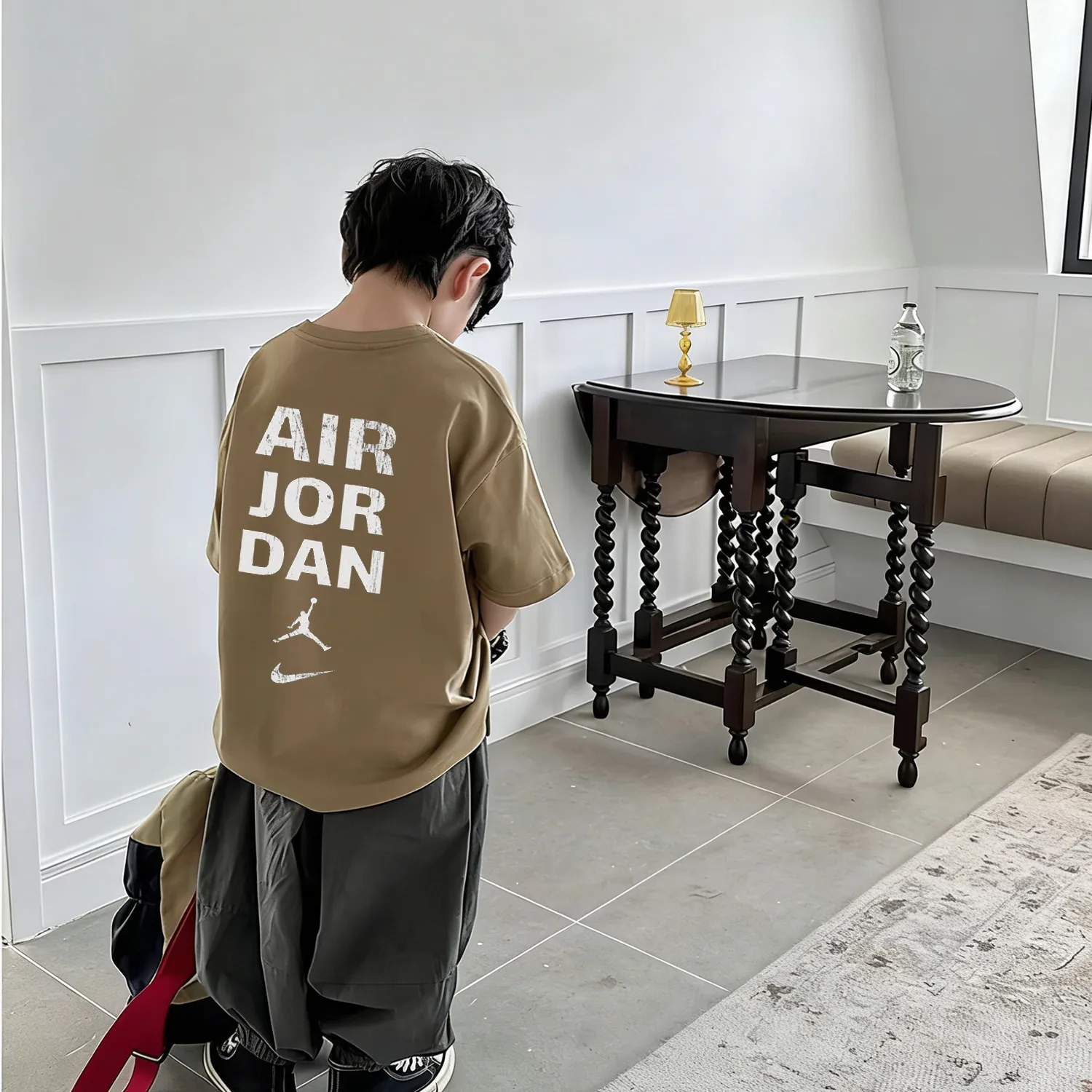 【90-160cm】トレンド感たっぷり 着回し最強 カジュアル クール 男の子 半袖 Ｔシャツ