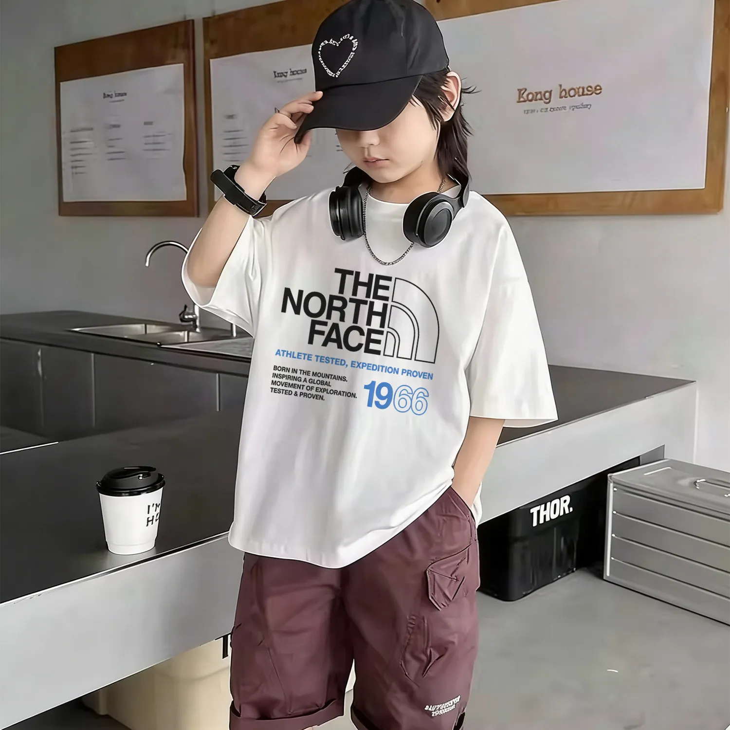 【90-160cm】リラックス感ある リピーター続出 トレンド 合わせやすい 男の子 半袖 Tシャツ