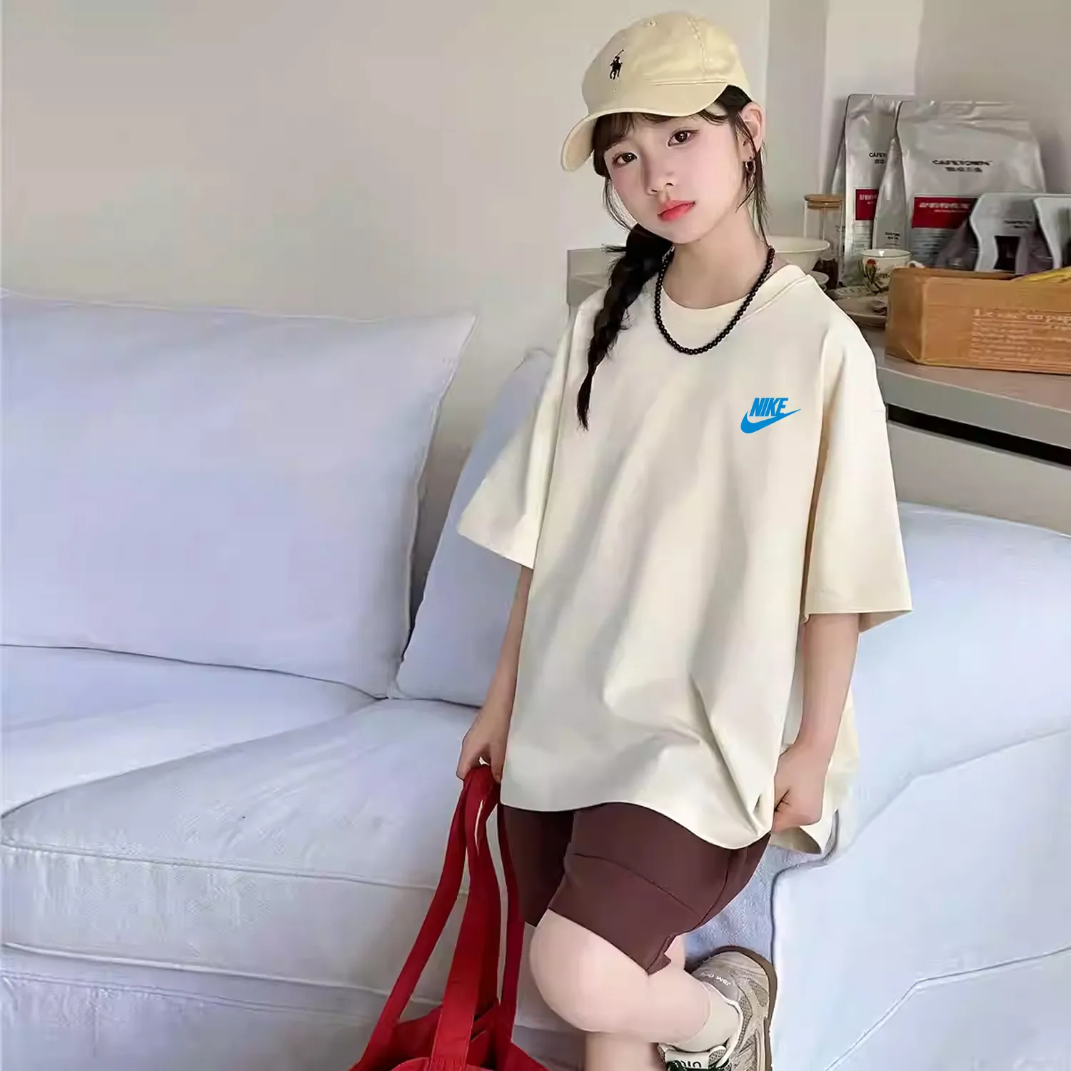 【90-160cm】やわらかい雰囲気 トレンド感のある 写真映え カジュアル 着せやすい 女の子 半袖 Tシャツ