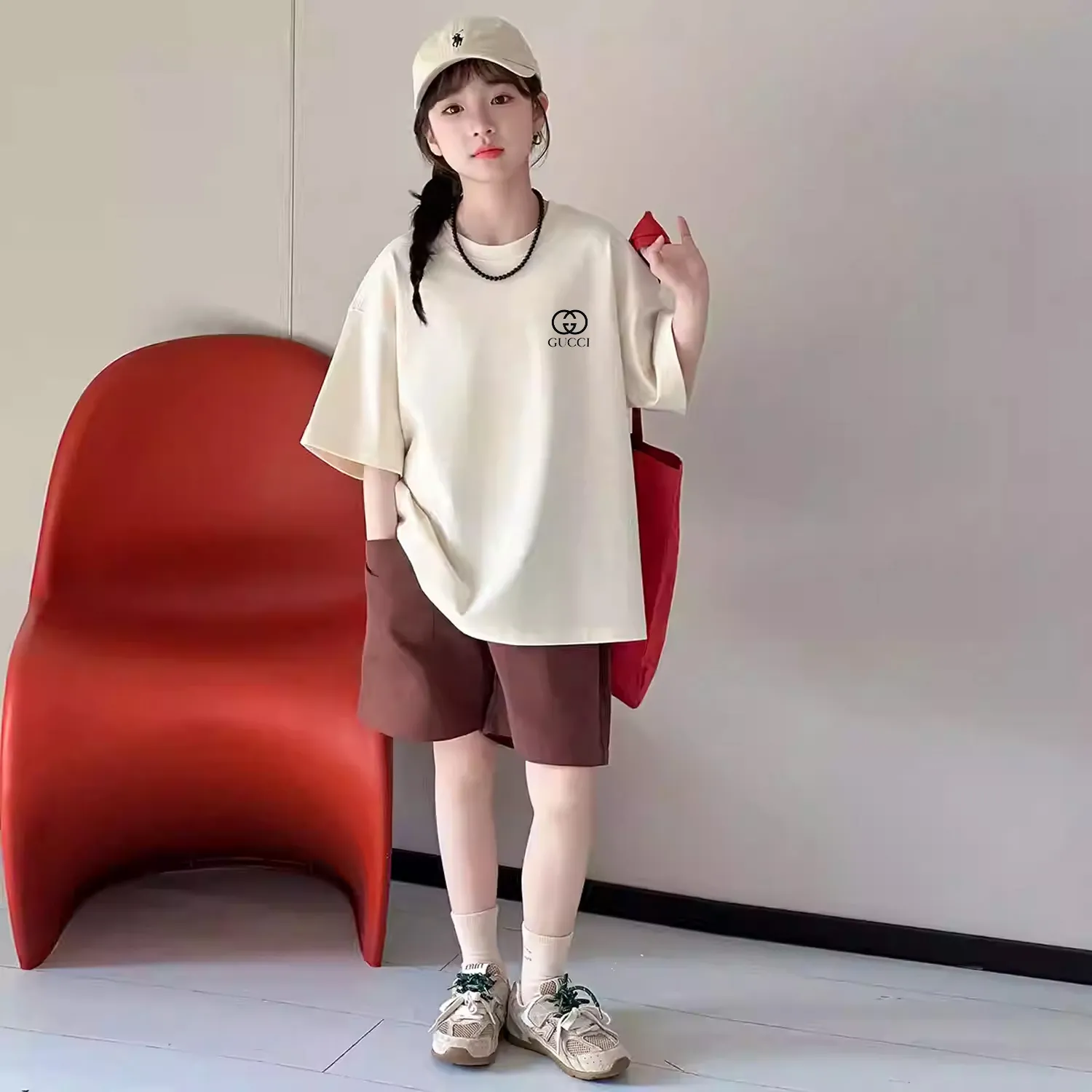 【90-160cm】存在感抜群 やさしい印象 着回し力抜群 カジュアル 着せやすい 女の子 半袖 Tシャツ