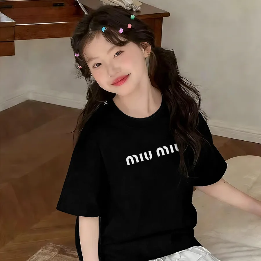 【90-160cm】ママたちに大好評 おしゃれ カジュアル 着心地良い 女の子 半袖 Tシャツ